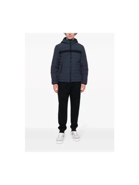 Kurtka Tommy Hilfiger z kapturem niebieska