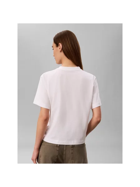 Calvin Klein Jeans Majica svijetlosiva / crna bijela
