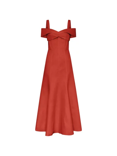 Rochie midi Nicholas roșu