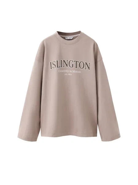 MANGO KIDS Tricou bej alb