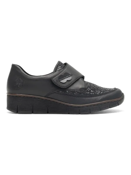 Rieker Pantofi negru