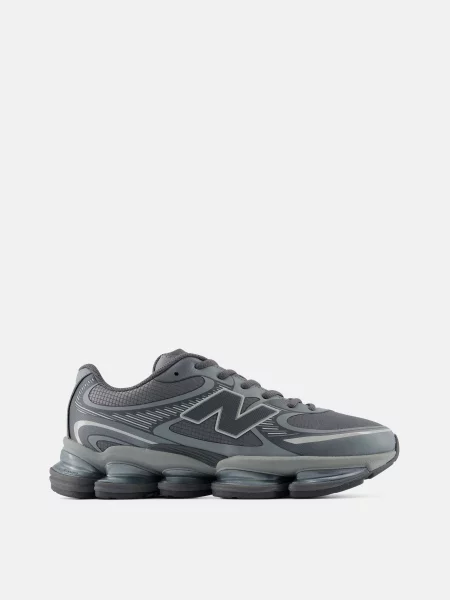 Повседневные кроссовки New Balance с сеткой в сеточку серые