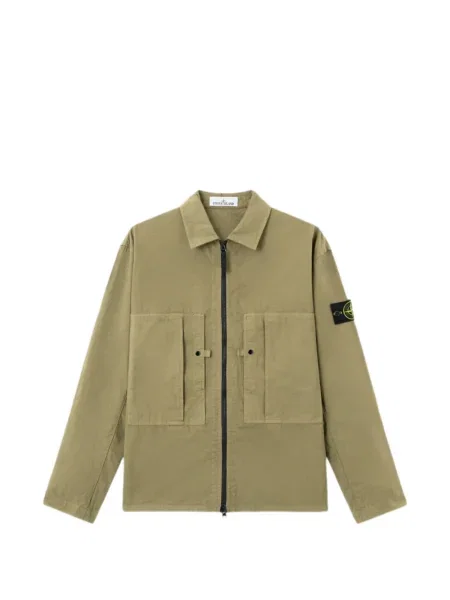 Geacă Stone Island cu strasuri verde