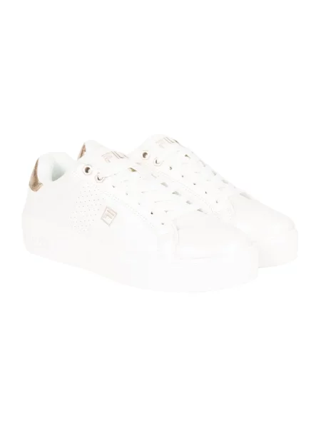Sneakersy Fila skórzane białe