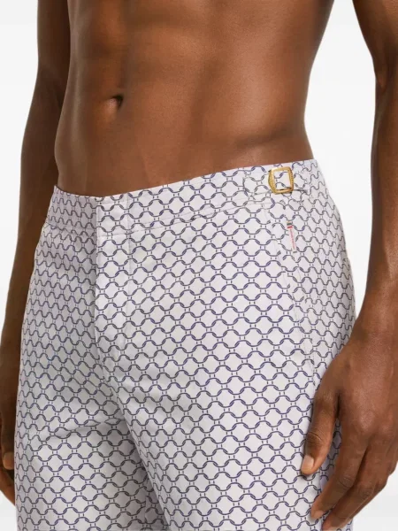 Jacquard fürdőruha Orlebar Brown fehér