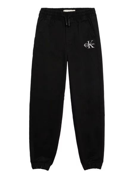 Calvin Klein Jeans Kalhoty ESSENTIAL' černá