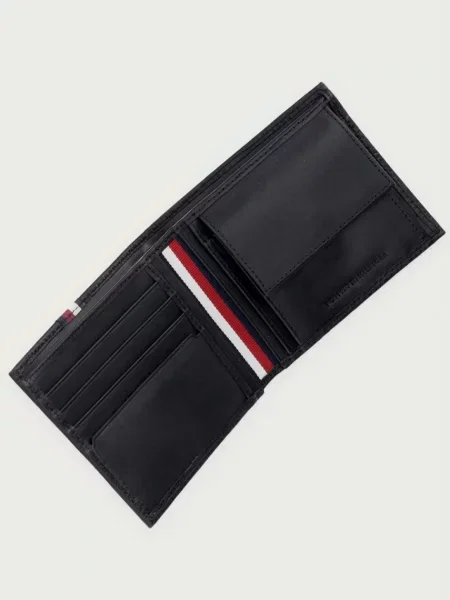 Tommy Hilfiger portfel skórzany czarny