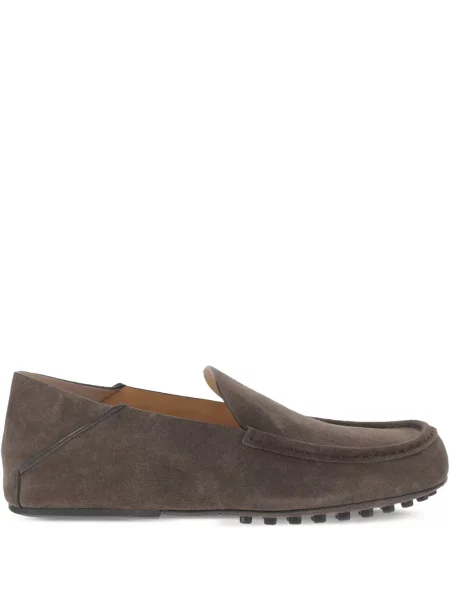 Pantofi loafer Tod's din piele de căprioară maro