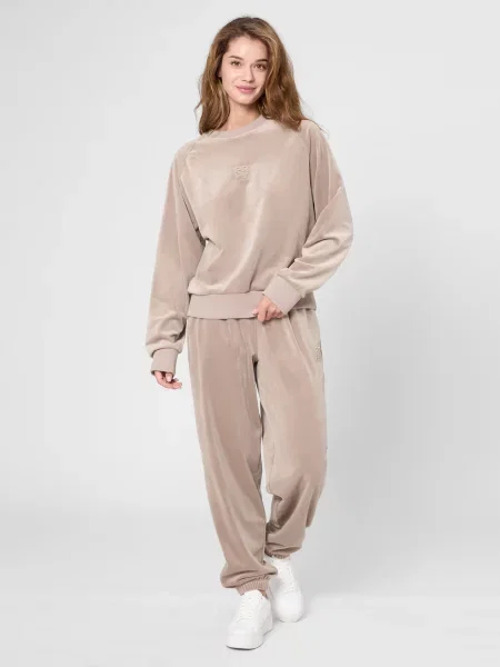 Штани PRPY поліестер/еластан бежевий