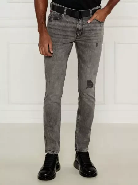 HUGO Blugi Hugo | Extra slim fit gri