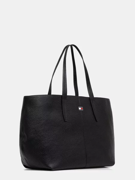 Geantă Tommy Jeans Tjw Slouchy City Tote negru