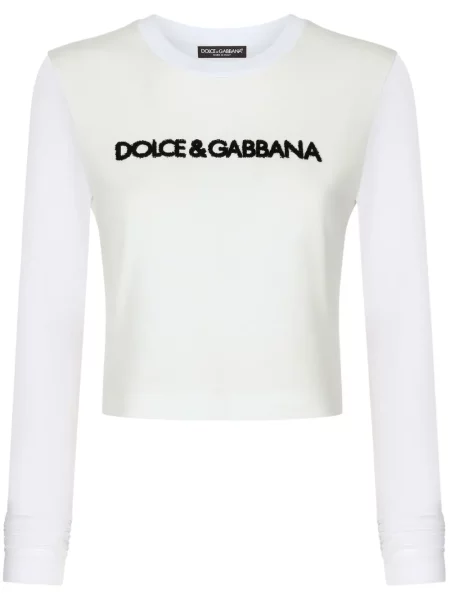Długa koszulka Dolce And Gabbana biała