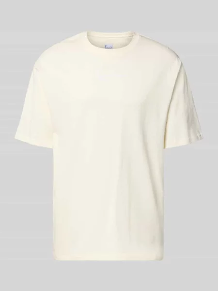 T-shirt z Wyhaftowane logo i Okrągły dekolt Karl Kani biała