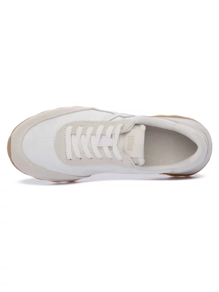 Sneakerși Fitflop retro alb