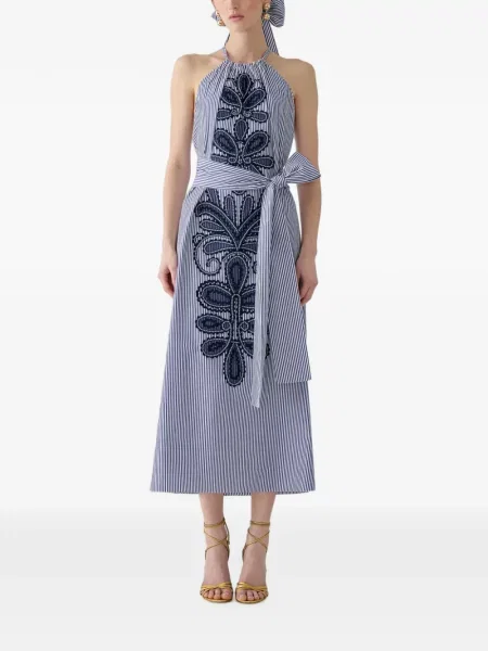 Rochie midi Carolina Herrera albastru