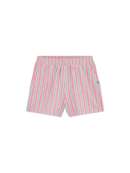 WE Fashion Pantaloni verde / roz alb