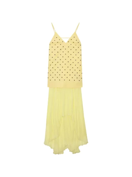 Rochie maxi Msgm cu tepi galben