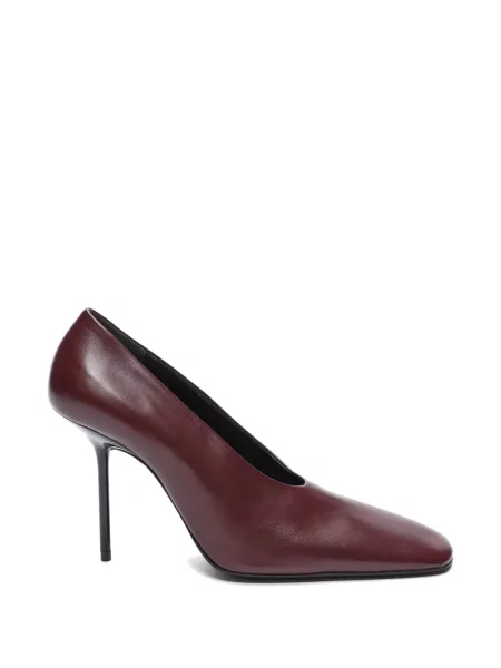 Pantofi cu toc Victoria Beckham din piele roșu