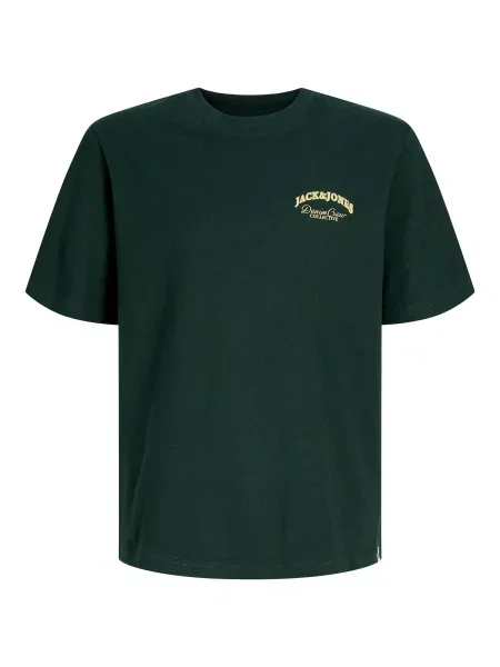 Jack & Jones Junior Tricou JJEBrandes deschis / verde închis galben