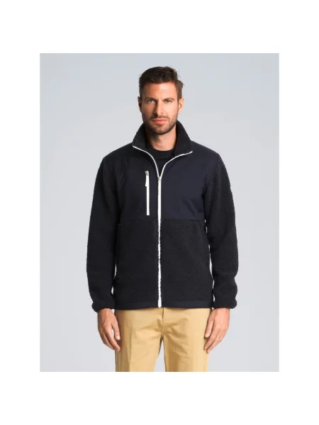Hanorac din fleece Slam din fleece albastru