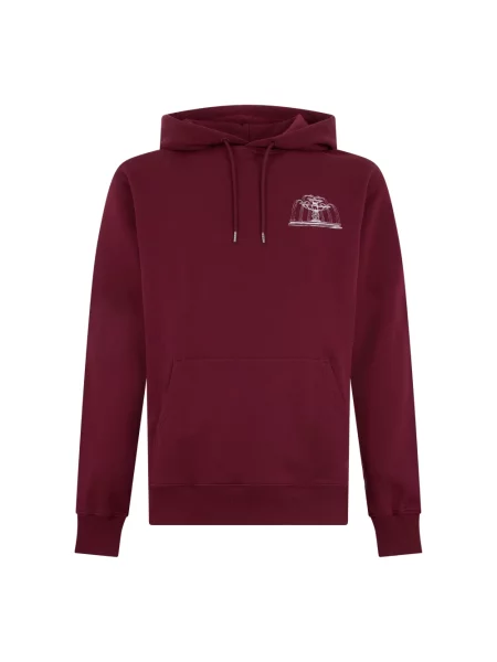 Bluza z kapturem Drole De Monsieur z kapturem czerwona