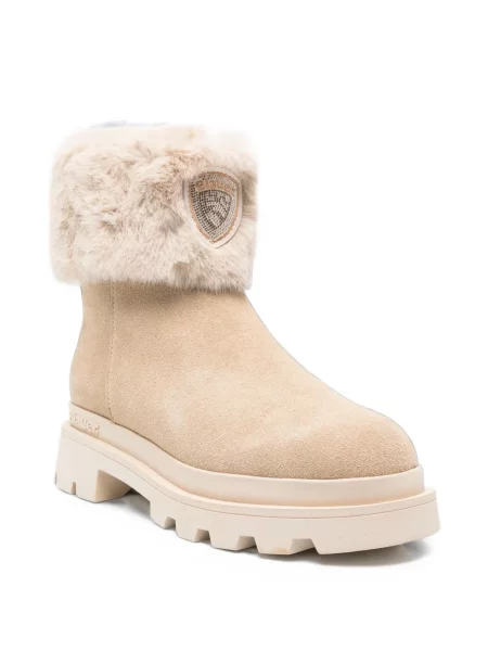 Botine Blauer din piele de căprioară