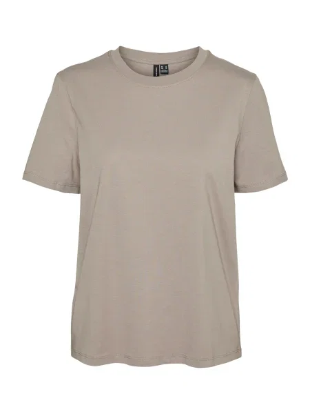 VERO MODA Tricou VMPaulina taupe gri