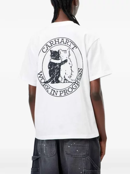 Тениска Carhartt Wip бяло