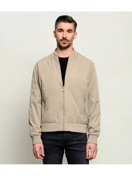 Calvin Klein Geacă de primăvară-toamnă MATTE maro bej