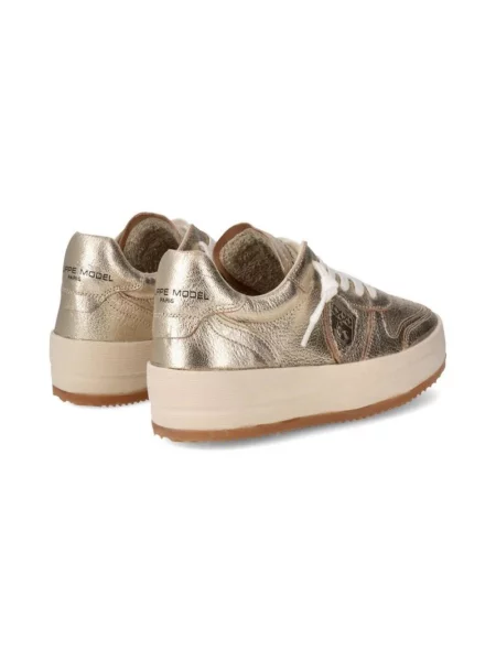 Sneakersy Philippe Model skórzane wsuwane żółte