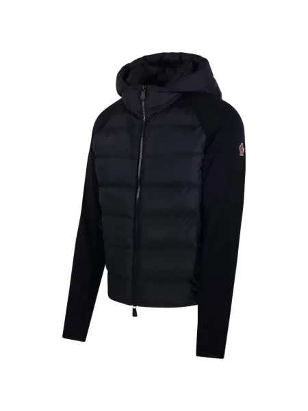 Geacă Moncler Grenoble cu glugă negru