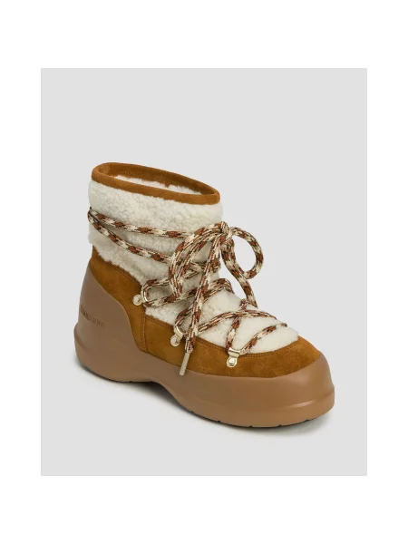 Dámske Zimné Topánky Moon Boot Luna Boot Shearling hnedá