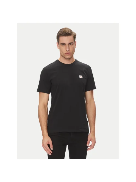 Calvin Klein Jeans Póló Regular Fit fekete