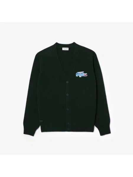 Кардиган Lacoste зеленый