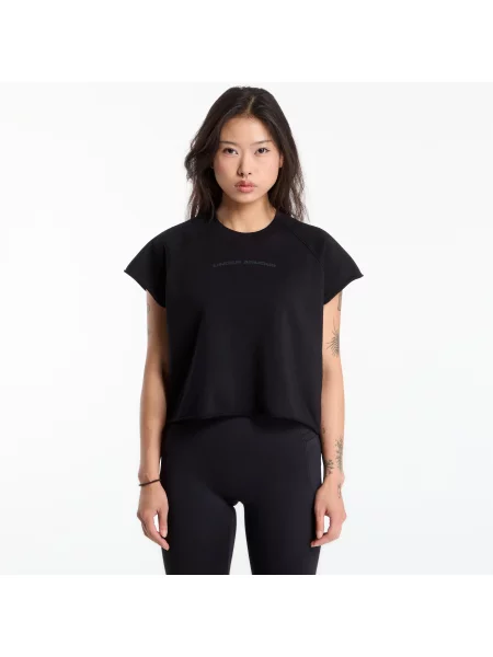 Tričko Under Armour Icon Cut Off SS Black XS černé