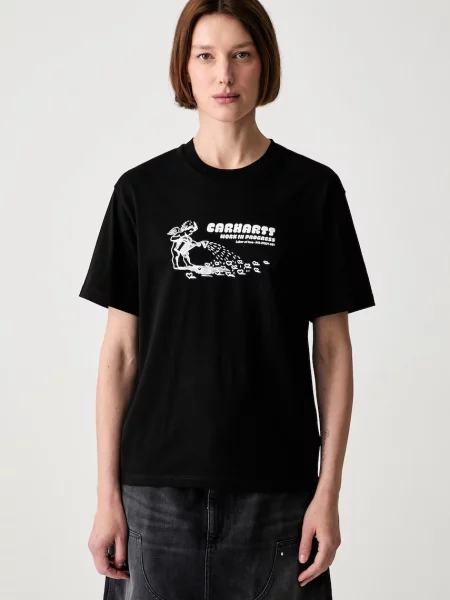 Carhartt WIP W S/S Bumper Sticker tricou din pentru femei