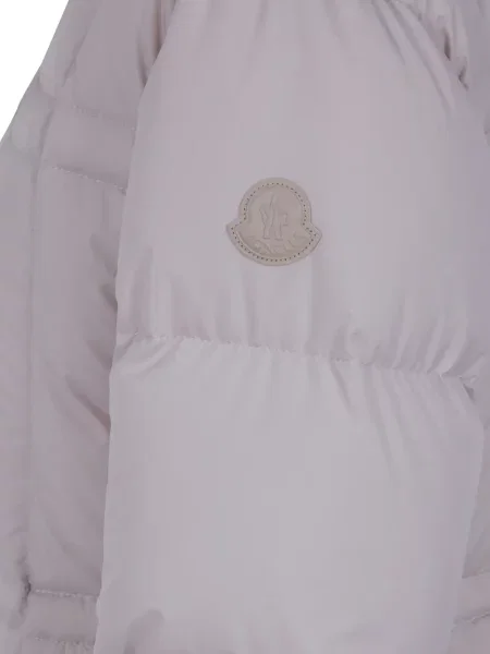 Geacă Moncler cu glugă alb