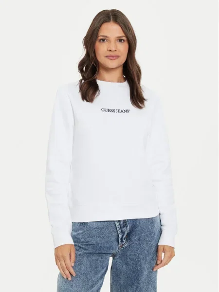 Guess Jeans Суитшърт бял