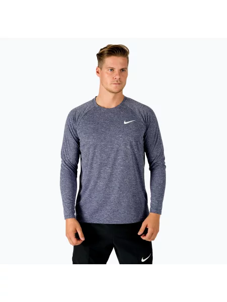 Мъжки тренировъчен суитшърт Nike Heather navy blue синьо