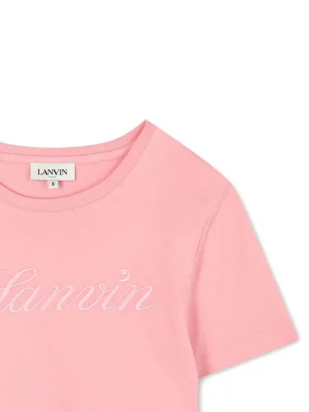 Koszulka dziecięca Lanvin Enfant różowa