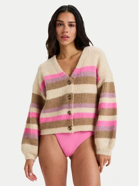 Roxy Кардиган Marble Tiles Stripe бежевий