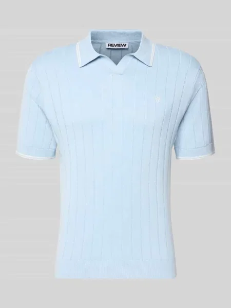 Koszulka polo z dzianiny o kroju slim fit z wyhaftowanym logo Review