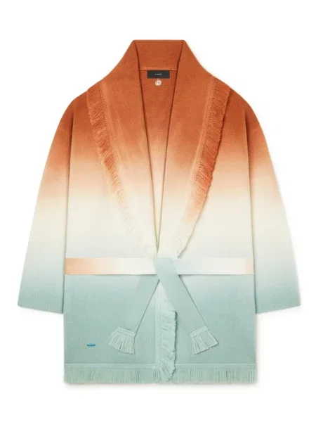 Palton Alanui cu franjuri portocaliu