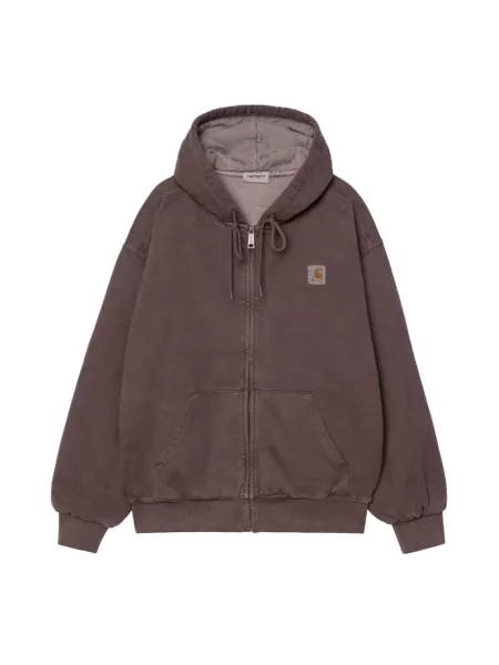 Bluza rozpinana Carhartt Wip brązowa