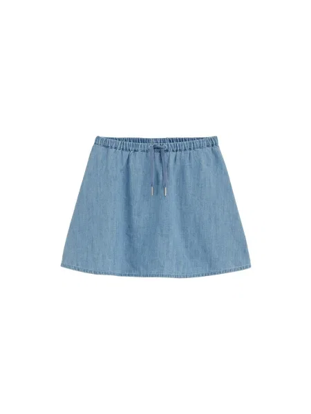 WE Fashion Fustă denim albastru