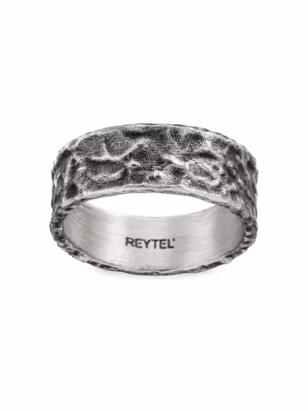 REYTEL Inele RELIEF argintiu
