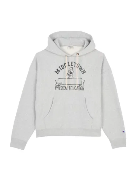 Bluza z kapturem Champion z kapturem szara