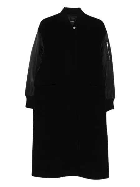 Palton Pinko din satin negru