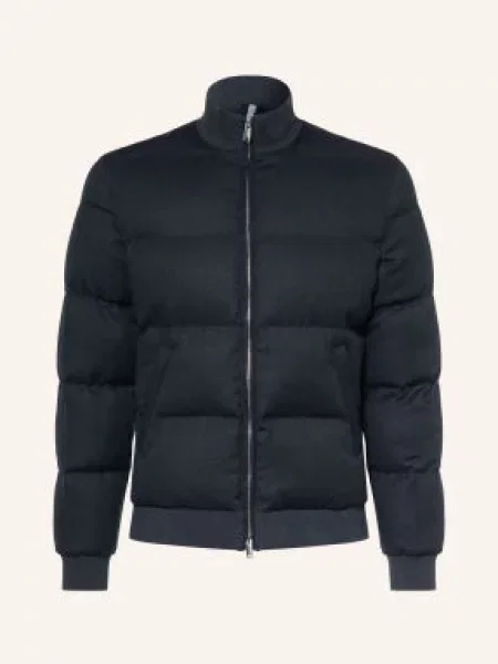 Profuomo Kurtka Pikowana blau granatowa