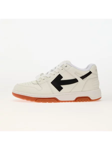 Кожени бизнес маратонки Off-white бяло